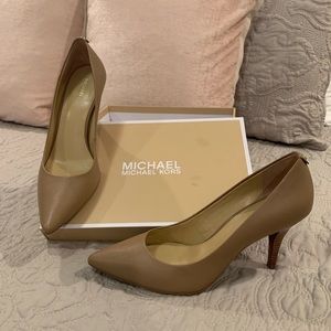 Michael Kors camel heels